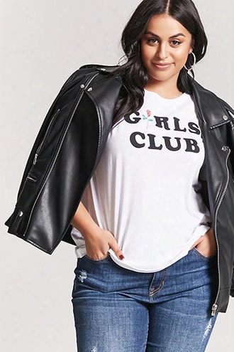 Plus Size Girls Clun Graphic Tee