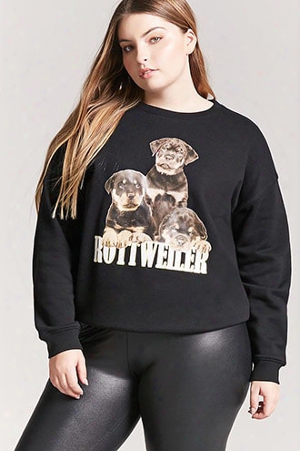Plus Size Rottweiler Graphic Top