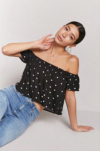 Polka Dot Crop Top