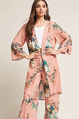Rd & Koko Floral Print Kimono