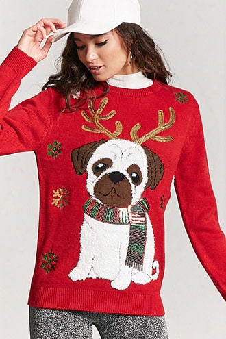 Reindeer Dog Holiday Sweater