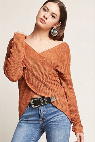 Reverse Surplice Sweater