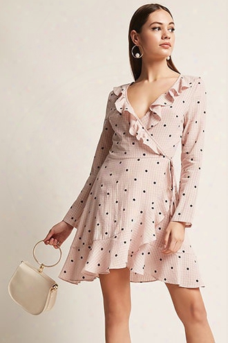 Selfie Leslie Polka Dot Dress