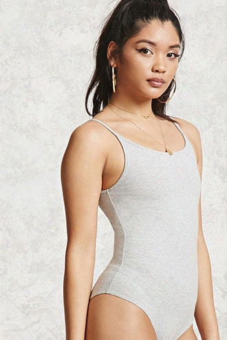 Stretch-knit Cami Bodysuit