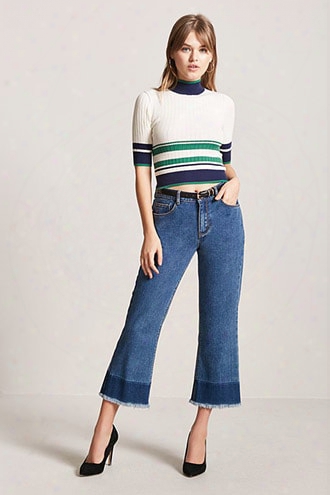 Stripe Turtleneck Top