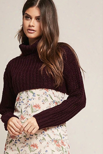 Sweater-knit Crop Top