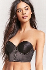 Satin Hook-and-Eye Front Lingerie Corset