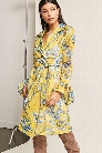 Sheer Mesh Floral Trench Coat