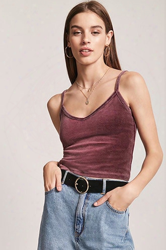 Velvet V-neck Cami