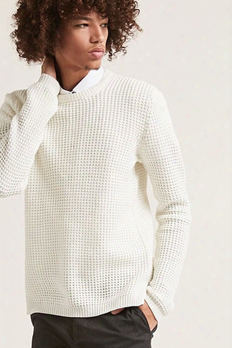 Waffle-knit Sweater