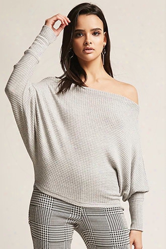 Waffle-knit Top