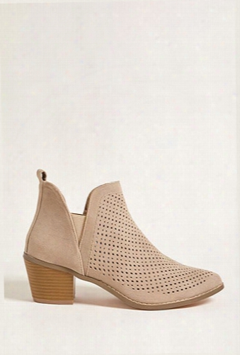 Yoki Perforated Ankle Boots