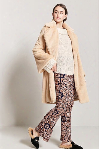 Baroque-inspired Print Flare Pants