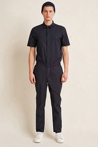 Button-front Jumpsuit