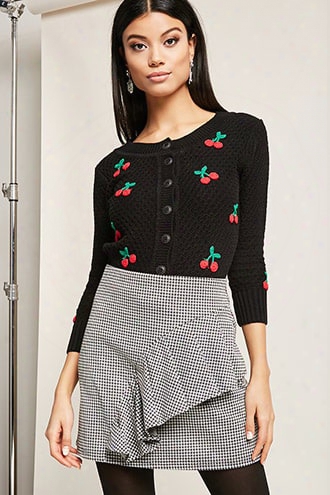 Cherry Graphic Cardigan