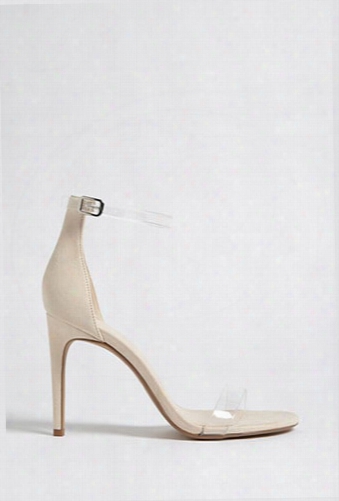 Clear Strap Stiletto Heels