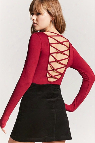 Crisscross Knit Bodysuit