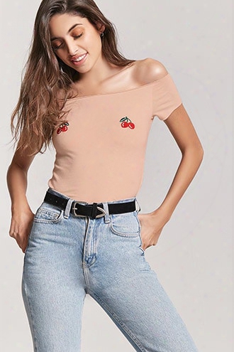 Cropped Cherry Patch Tee