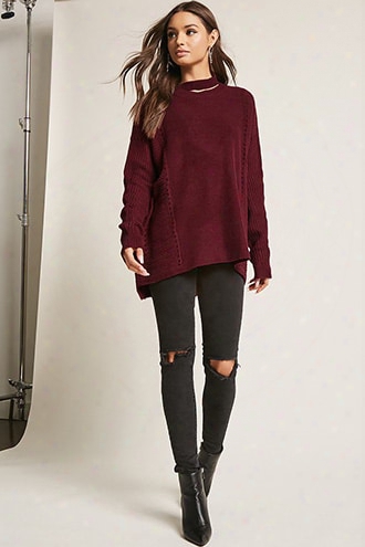 Cutout Neck Sweater