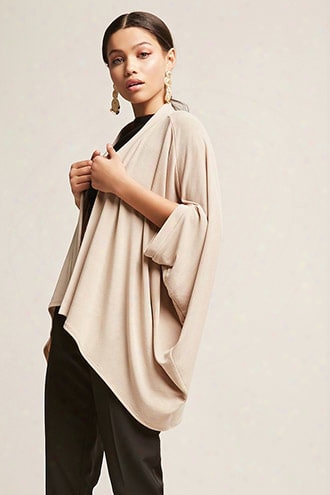 Drape-front Cardigan