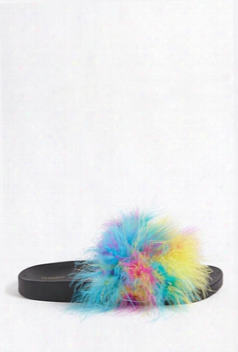 Feather Slide Sandals