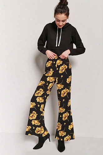 Floral Flare Pants