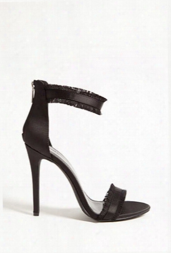 Frayed Stiletto Heels