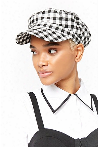 Gingham Cabby Hat