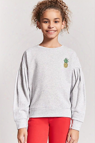 Girls Pineapple Graphic Sweatshirt (kids)