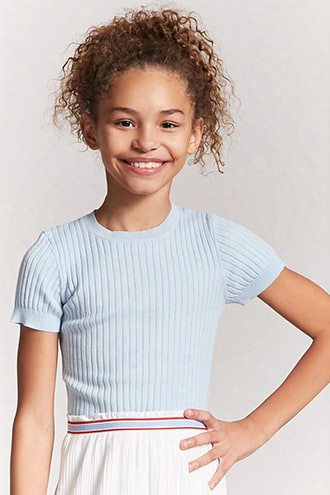 Girls Ribbed Knit Tee (kids)