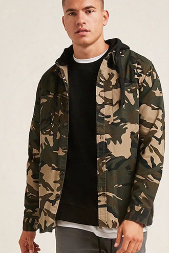 Hooded Camo Shirt