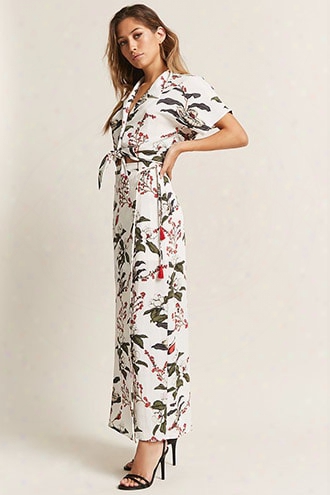 London Rose Floral Maxi Skirt