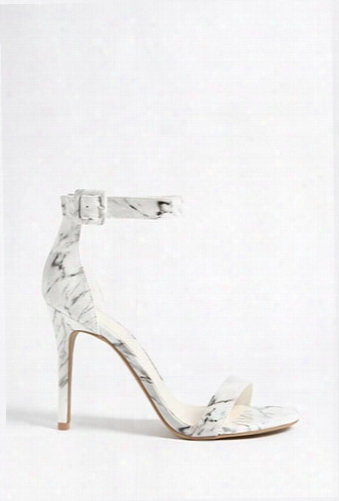 Marble Print Stiletto Heels