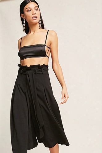 Paperbag-waist Culottes