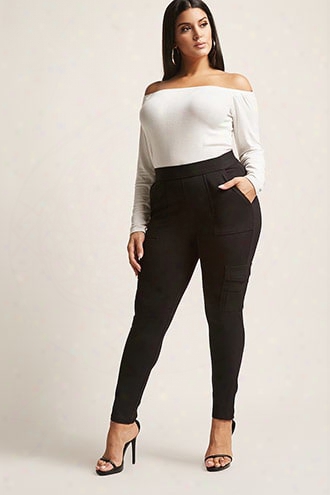 Plus Size Ankle Skinny Cargo Pants