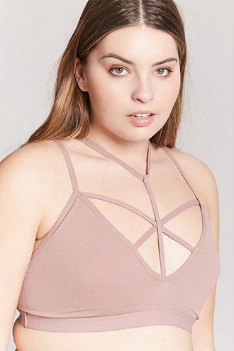 Plus Size Caged Seamless Bralette