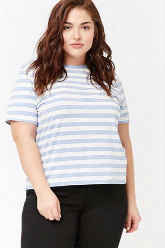 Plus Size Striped Tee