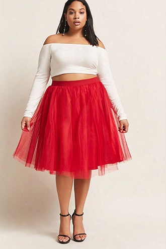 Plus Size Tulle Skirt