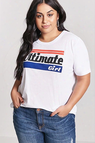 Plus Size Ultimate Girl Graphic Tee