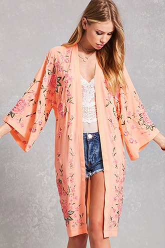 Rd & Koko Floral Kimono