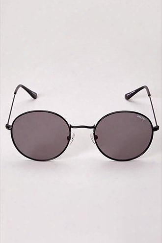 Round Flat Lens Sunglasses  Rocco