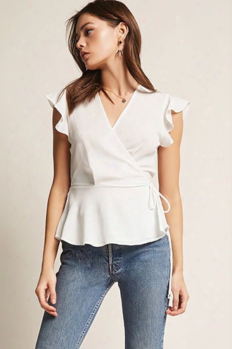 Ruffle Surplice Top