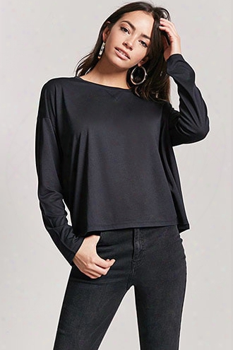 Semi-sheer Slub Knit Top