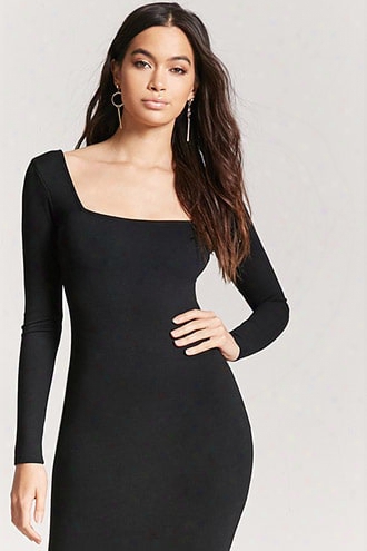 Square Neck Bodycon Dress