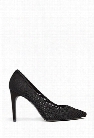 Open Knit Stiletto Pumps