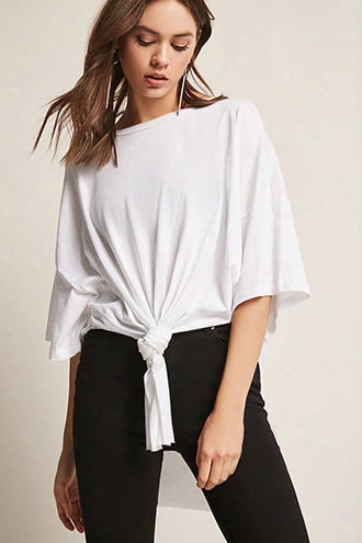 Tie-front High-low Top