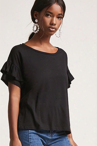 Tiered Ruffle Sleeve Tee