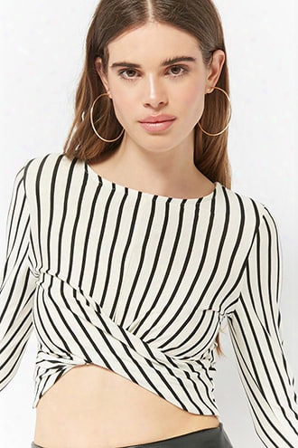 Twisted Stripe Crop Top