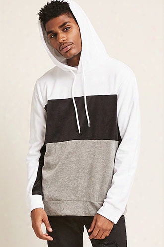 Velour Colorblock Hoodie