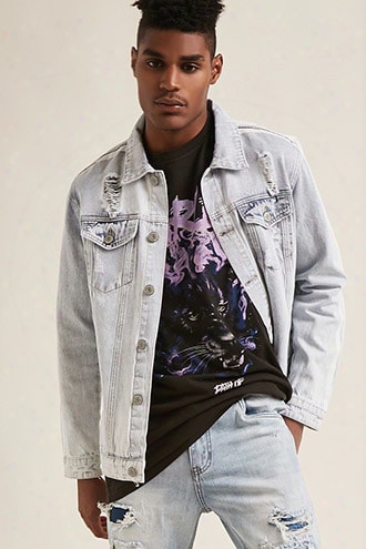 Victorious Graphic Denim Jacket